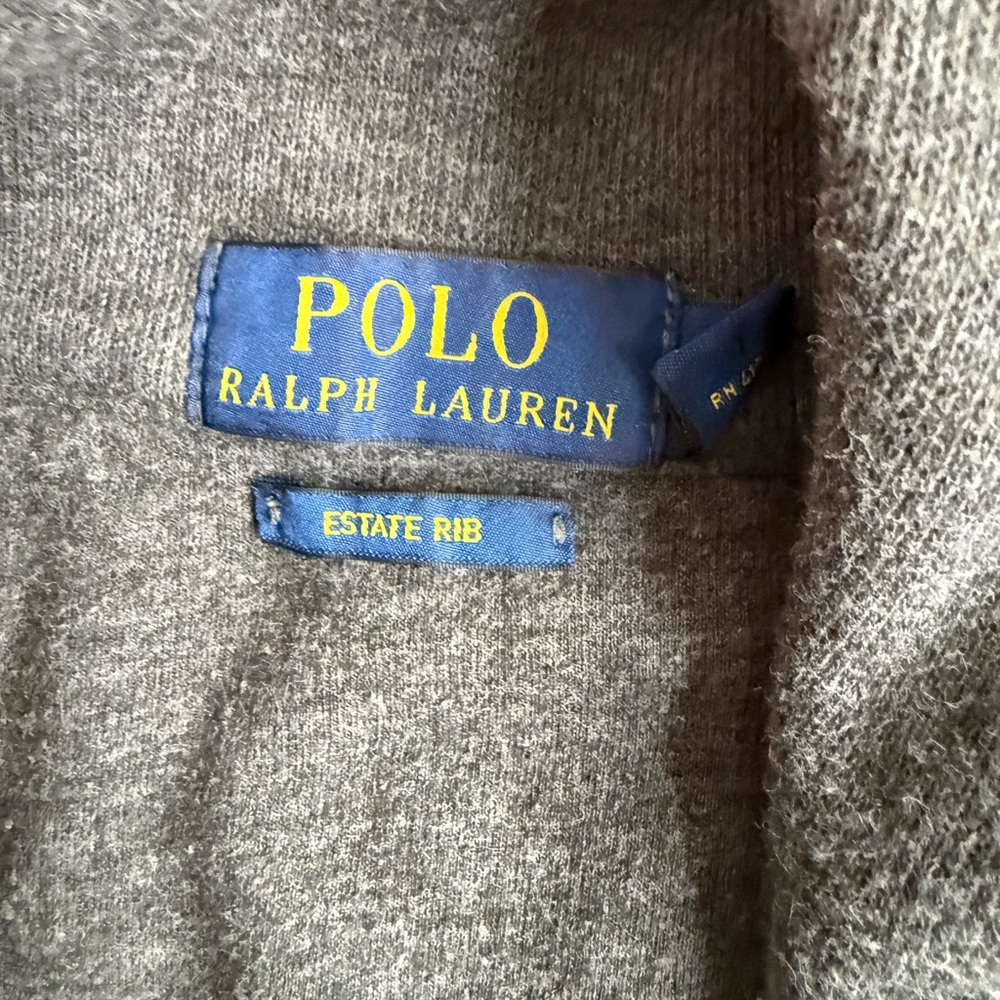 Polo Ralph Lauren Men's Charcoal Cardigan - Picture 3 of 7